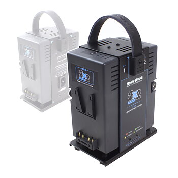 Hawk-Woods V-mount  VL-2X2C 2-Channel 4A V-Lok Simultaneous Ultra fast charger 