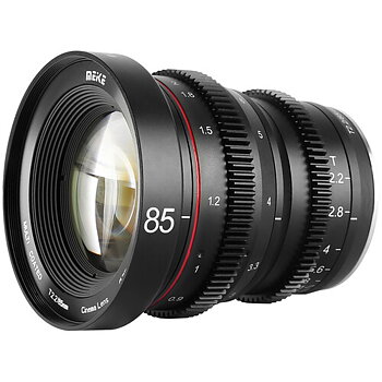 MEIKE 85mm T2.2 Manuel Focus Cinema Prime Lins (E Mount) 