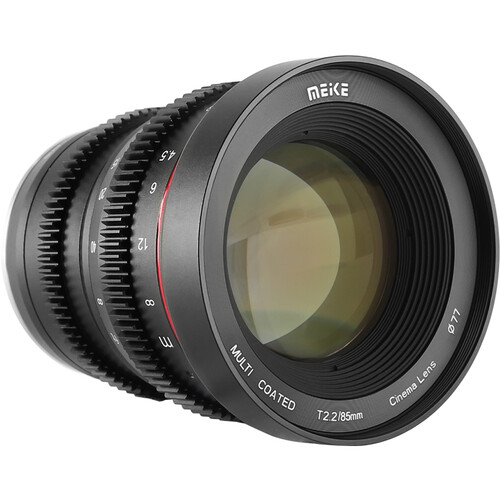 MEIKE 85mm T2.2 Manuel Focus Cinema Prime Lins (E Mount)  - 3