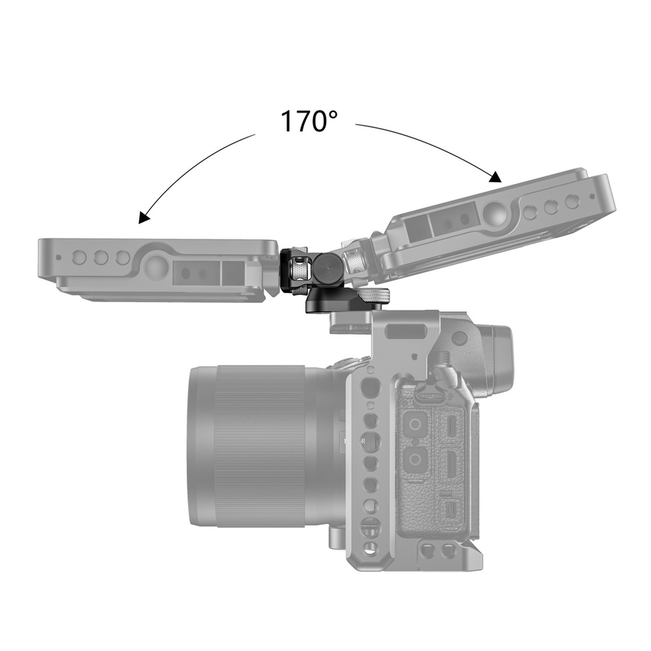 SmallRig Swivel and Tilt Monitor Mount with Arri Locating Pins BSE2348 - 4