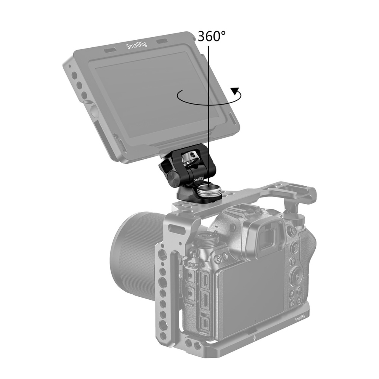 SmallRig Swivel and Tilt Monitor Mount with Arri Locating Pins BSE2348 - 5