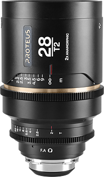 Laowa Proteus 2X Anamorphic 28mm T2 - Amber - Arri PL/Canon EF