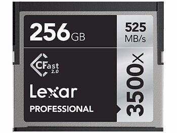 Lexar CFast 2.0 256GB 3500x Professional