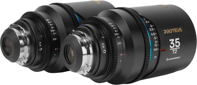 Laowa Proteus 2X Anamorphic 2-Lens Bundle Set A (35mm, 60mm) - Blue - Arri PL/Canon EF - 4