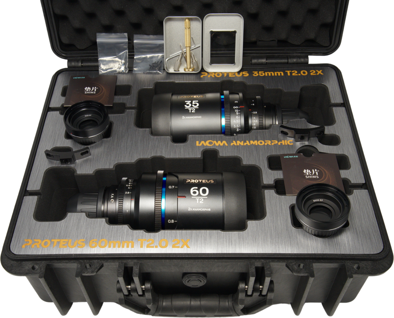 Laowa Proteus 2X Anamorphic 2-Lens Bundle Set A (35mm, 60mm) - Blue - Arri PL/Canon EF - 5
