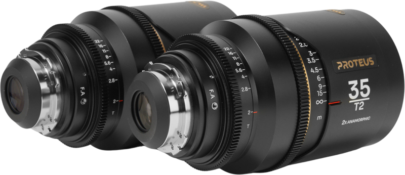 Laowa Proteus 2X Anamorphic 2-Lens Bundle Set A (35mm, 60mm) - Amber - Arri PL/Canon EF - 4