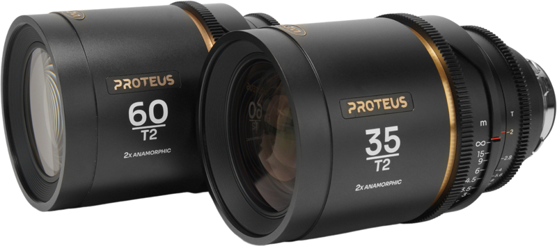 Laowa Proteus 2X Anamorphic 2-Lens Bundle Set A (35mm, 60mm) - Amber - Arri PL/Canon EF - 3
