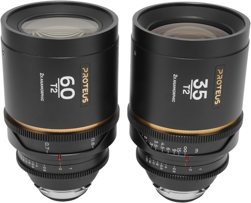 Laowa Proteus 2X Anamorphic 2-Lens Bundle Set A (35mm, 60mm) - Amber - Arri PL/Canon EF - 2