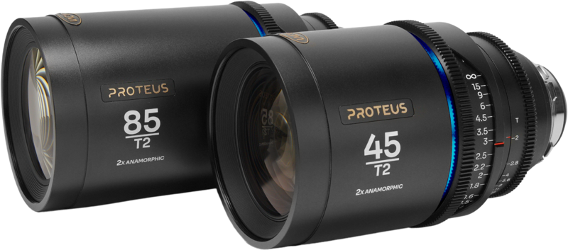 Laowa Proteus 2X Anamorphic 2-Lens Bundle Set B (45mm, 85mm) - Blue - Arri PL/Canon EF - 2