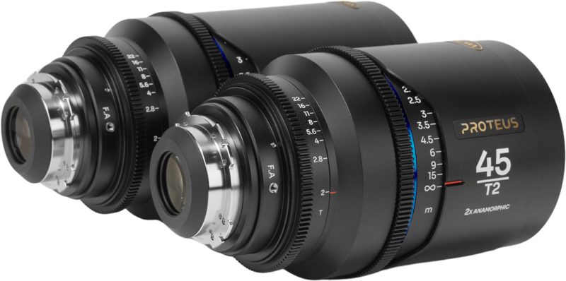 Laowa Proteus 2X Anamorphic 2-Lens Bundle Set B (45mm, 85mm) - Blue - Arri PL/Canon EF - 3