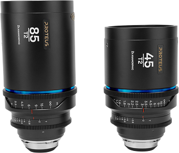 Laowa Proteus 2X Anamorphic 2-Lens Bundle Set B (45mm, 85mm) - Blue - Arri PL/Canon EF