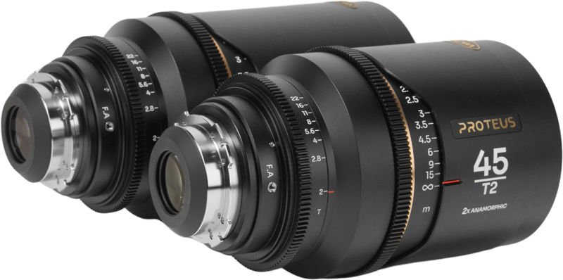 Laowa Proteus 2X Anamorphic 2-Lens Bundle Set B (45mm, 85mm) - Amber - Arri PL/Canon EF - 4