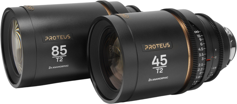 Laowa Proteus 2X Anamorphic 2-Lens Bundle Set B (45mm, 85mm) - Amber - Arri PL/Canon EF - 3