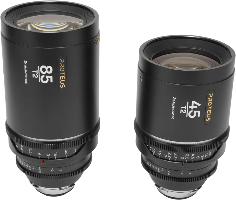 Laowa Proteus 2X Anamorphic 2-Lens Bundle Set B (45mm, 85mm) - Silver - Arri PL/Canon EF - 2