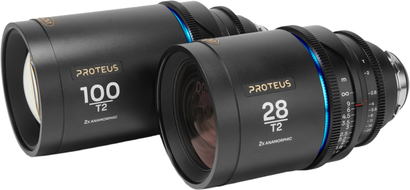 Laowa Proteus 2X Anamorphic 2-Lens Bundle Set C (28mm, 100mm) - Blue - Arri PL/Canon EF - 3