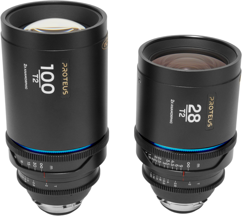 Laowa Proteus 2X Anamorphic 2-Lens Bundle Set C (28mm, 100mm) - Blue - Arri PL/Canon EF - 2