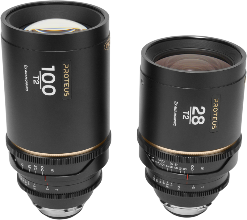 Laowa Proteus 2X Anamorphic 2-Lens Bundle Set C (28mm, 100mm) - Amber - Arri PL/Canon EF – för filmskapare - 2