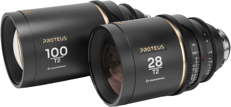 Laowa Proteus 2X Anamorphic 2-Lens Bundle Set C (28mm, 100mm) - Amber - Arri PL/Canon EF – för filmskapare - 3