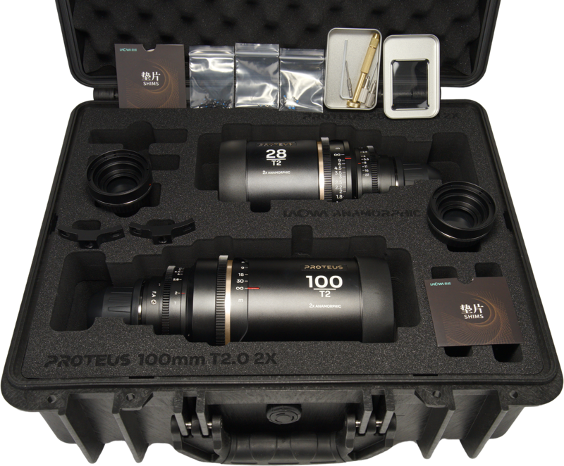 Laowa Proteus 2X Anamorphic 2-Lens Bundle Set C (28mm, 100mm) - Amber - Arri PL/Canon EF – för filmskapare - 5