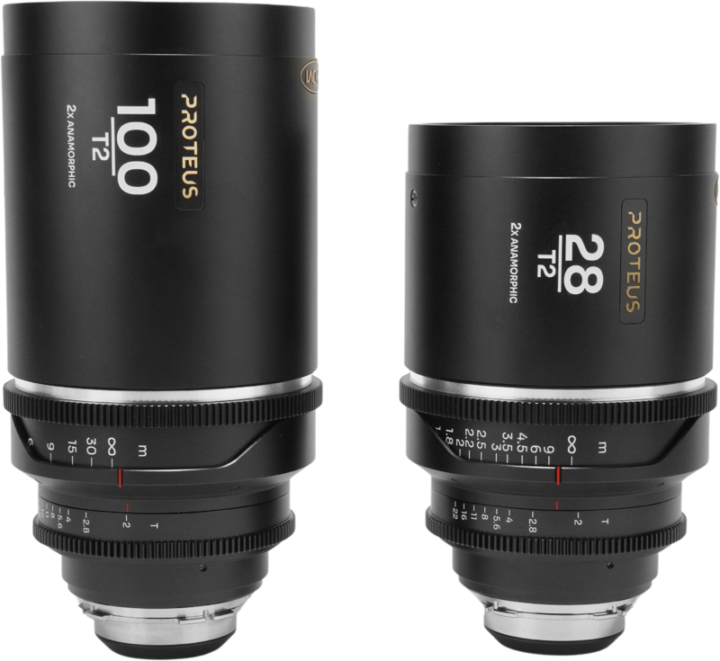 Laowa Proteus 2X Anamorphic 2-Lens Bundle Set C (28mm, 100mm) - Silver - Arri PL/Canon EF