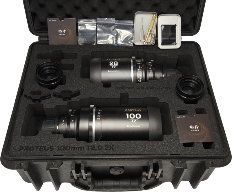 Laowa Proteus 2X Anamorphic 2-Lens Bundle Set C (28mm, 100mm) - Silver - Arri PL/Canon EF - 5