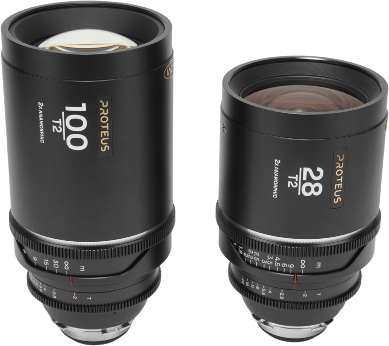 Laowa Proteus 2X Anamorphic 2-Lens Bundle Set C (28mm, 100mm) - Silver - Arri PL/Canon EF - 2