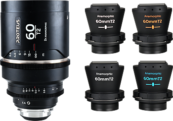 Laowa Proteus Flex 2X Anamorphic 60mm T2-Arri PL/Canon EF