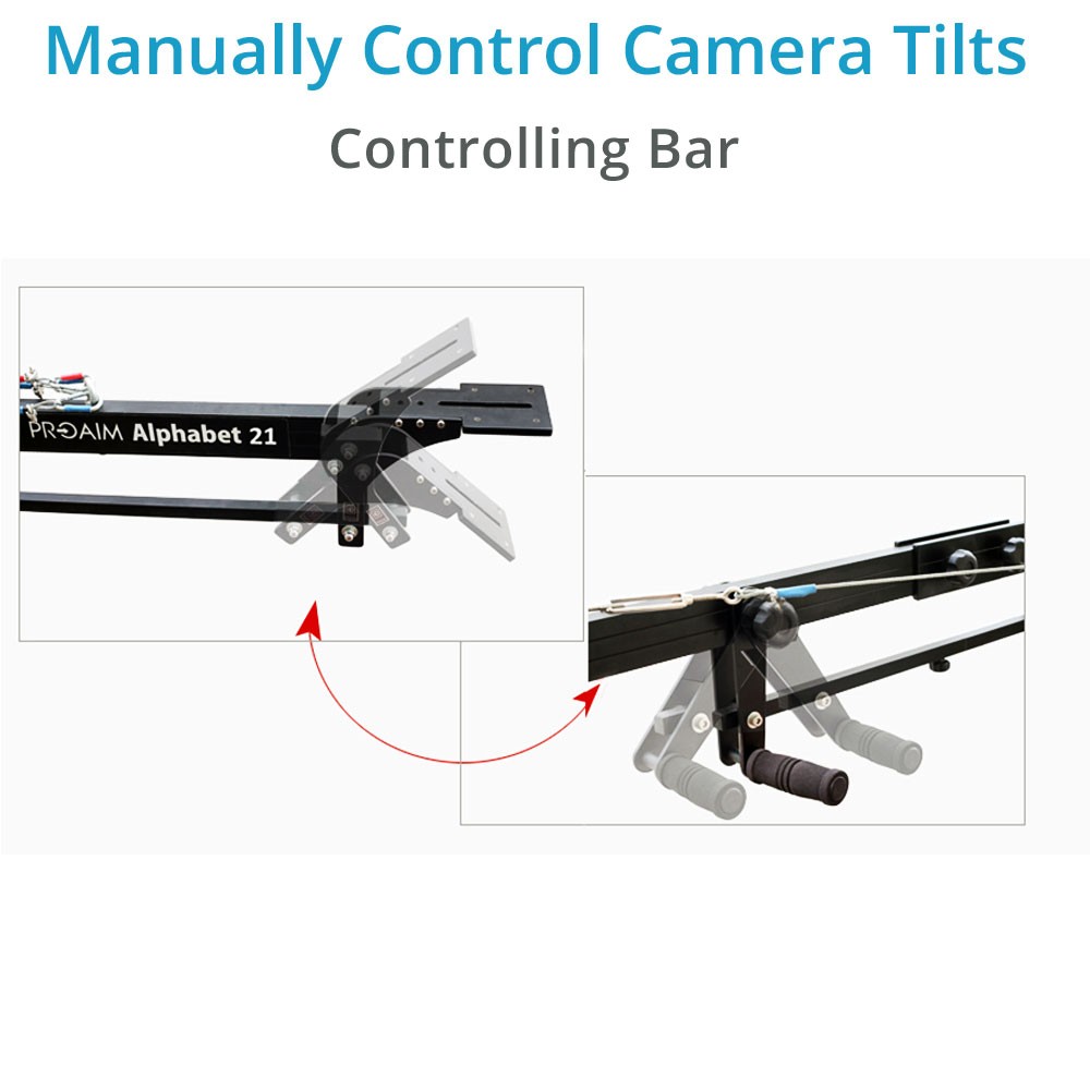 Proaim Alphabet 21ft Jib Kamera Kran - 6