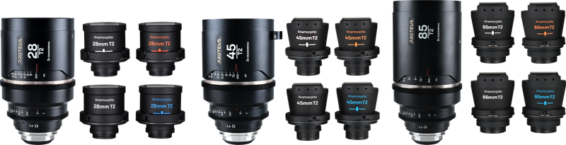 Laowa Proteus Flex 2X Anamorphic 3-Lens Bundle Set A (28mm, 45mm, 85mm)-Arri PL/Canon EF - 2