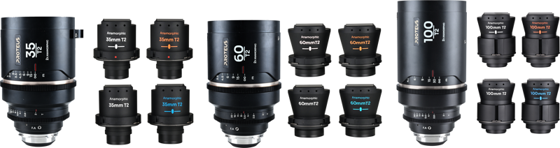 Laowa Proteus Flex 2X Anamorphic 3-Lens Bundle Set B (35mm, 60mm, 100mm)-Arri PL/Canon EF - 2