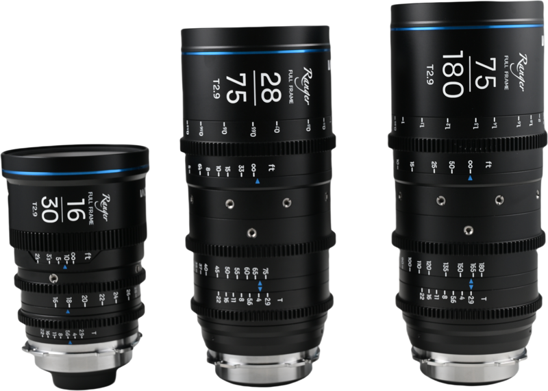 Laowa Ranger FF (16-30mm,28-75mm, 75-180mm) Cine Lens 3-Lens Bundle - Arri PL/Canon EF