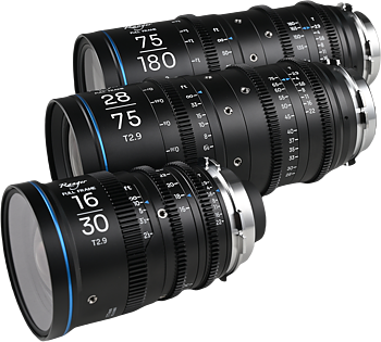 Laowa Ranger FF (16-30mm,28-75mm, 75-180mm) Cine Lens 3-Lens Bundle - Arri PL/Canon EF