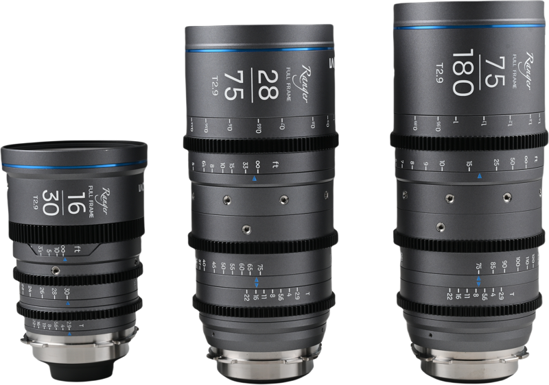 Laowa Ranger FF Lite (16-30mm,28-75mm, 75-180mm) Cine Lens 3-Lens Bundle - Arri PL/Canon EF