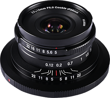 Laowa 15mm f/5 Cookie FF (Black) - Canon RF