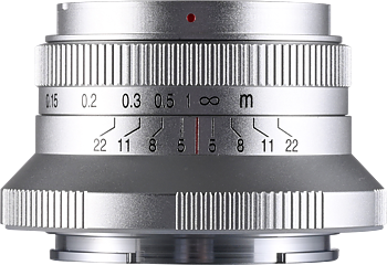 Laowa 15mm f/5 Cookie FF  (Auto Aperture - Silver) - Sony FE
