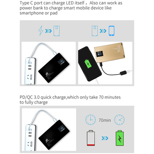 Digitalphoto Led yy120 Video Light Bicolor PowerBank - 7