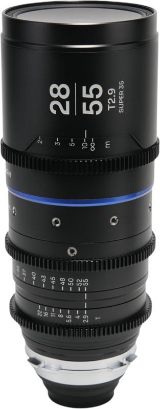 Laowa Nanomorph Zoom 28-55mm T2.9 1.5X S35 (Blue) - Arri PL - 2