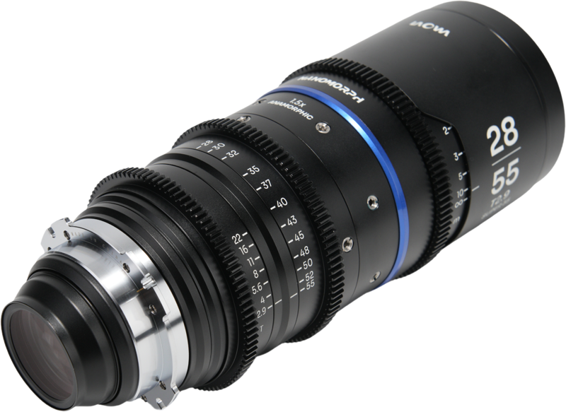 Laowa Nanomorph Zoom 28-55mm T2.9 1.5X S35 (Blue) - Arri PL - 4