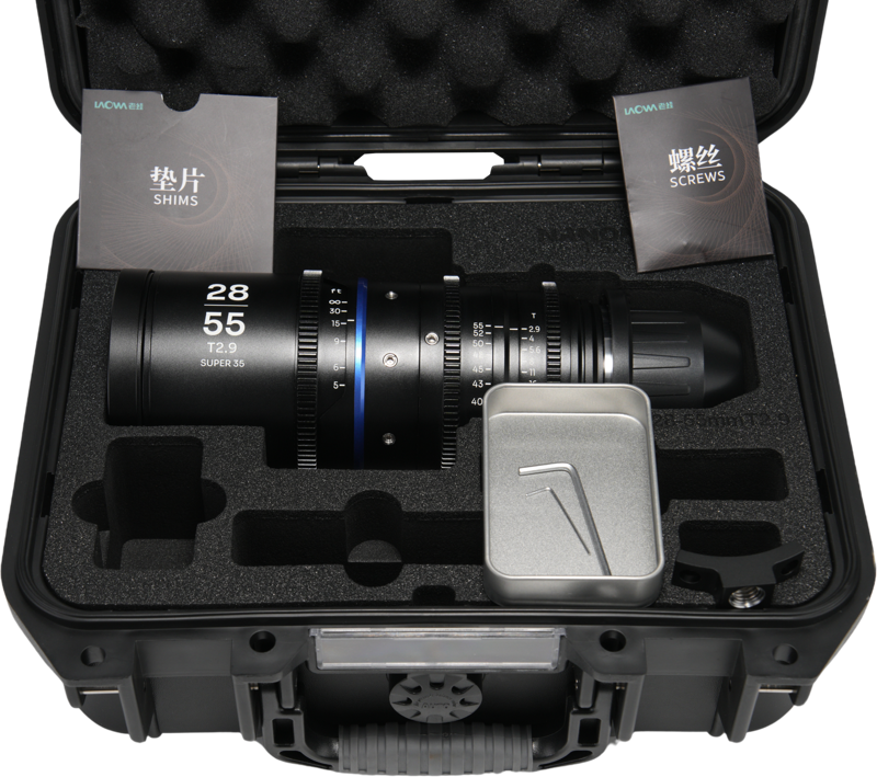 Laowa Nanomorph Zoom 28-55mm T2.9 1.5X S35 (Blue) - Arri PL - 5
