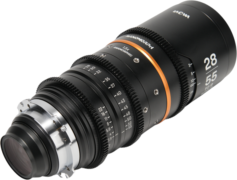 Laowa Nanomorph Zoom 28-55mm T2.9 1.5X S35 (Amber) - Arri PL - 4