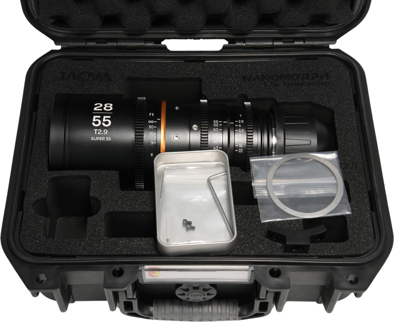Laowa Nanomorph Zoom 28-55mm T2.9 1.5X S35 (Amber) - Arri PL - 5
