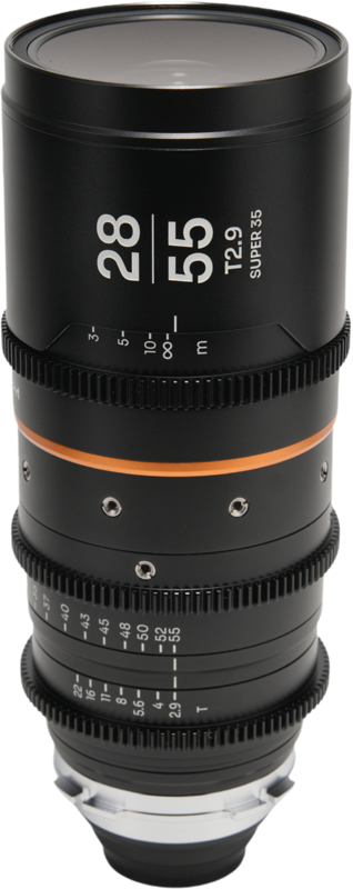 Laowa Nanomorph Zoom 28-55mm T2.9 1.5X S35 (Amber) - Arri PL - 2