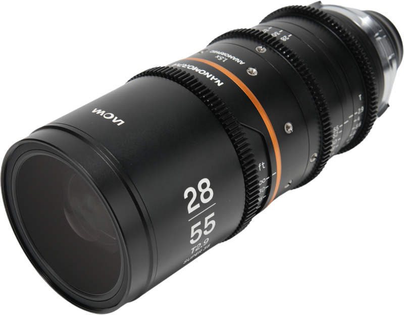 Laowa Nanomorph Zoom 28-55mm T2.9 1.5X S35 (Amber) - Arri PL - 3