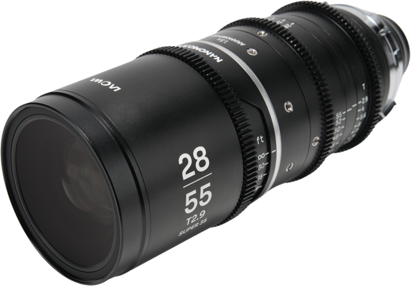 Laowa Nanomorph Zoom 28-55mm T2.9 1.5X S35 (Silver) - Arri PL - 3
