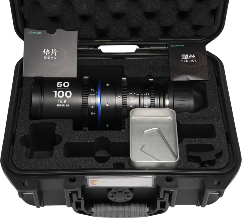 Laowa Nanomorph Zoom 50-100mm T2.9 1.5X S35 (Blue) - Arri PL – för filmskapare - 5