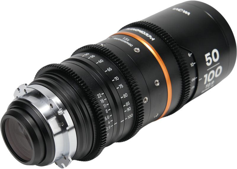 Laowa Nanomorph Zoom 50-100mm T2.9 1.5X S35 (Amber) - Arri PL - 4