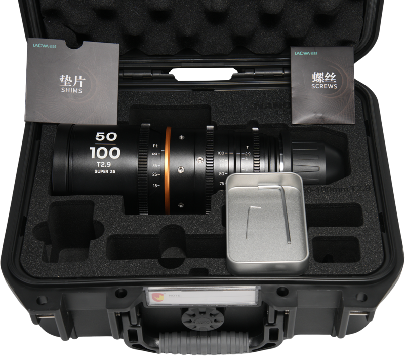 Laowa Nanomorph Zoom 50-100mm T2.9 1.5X S35 (Amber) - Arri PL - 5