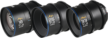 Laowa Argus S35 Cine 3-Lens Bundle (18mm,25mm,33mm) - Sony E