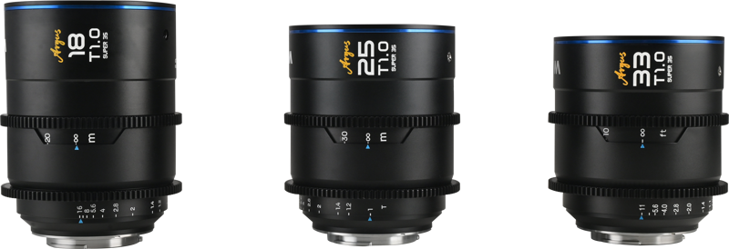 Laowa Argus S35 Cine 3-Lens Bundle (18mm,25mm,33mm) - Sony E