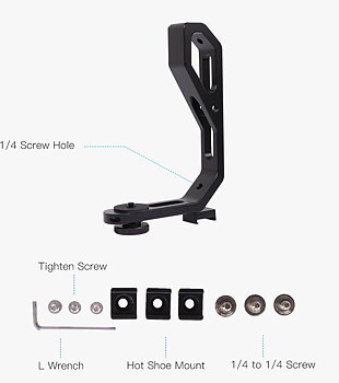 L Bracket Handle  for DJI Ronin S Crane Series